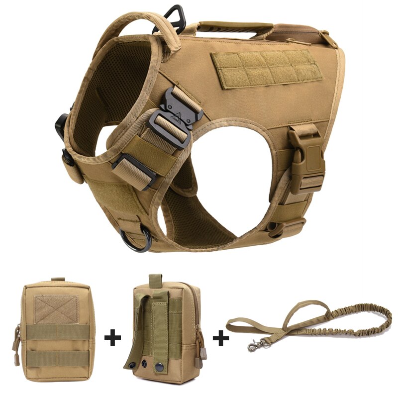 Harness K9 Military Tactical Vest Chest Set