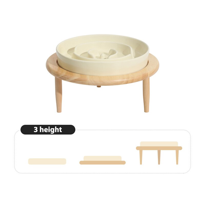 Elevated Ceramic Slow Feeding Bowl