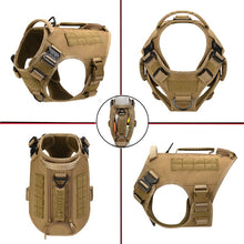 Lade das Bild in den Galerie-Viewer, Harness K9 Military Tactical Vest Chest Set
