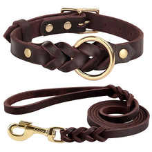 Lade das Bild in den Galerie-Viewer, Leather Braided Collar Set
