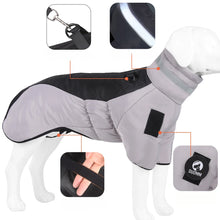 Lade das Bild in den Galerie-Viewer, Reflective Winter Jacket for Big Dogs
