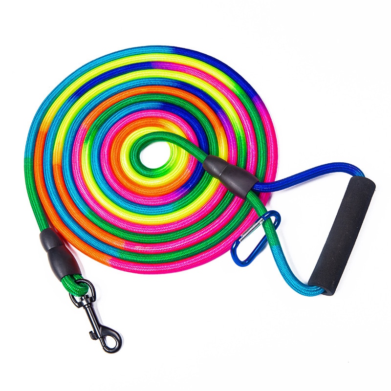 Recall Training Leash Rainbow