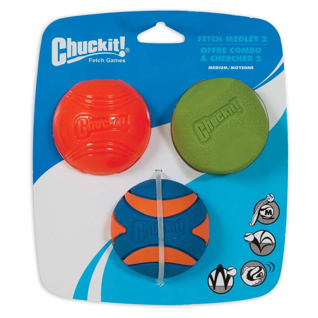 Chuckit!® FetchMedley 2 - 3er Pack