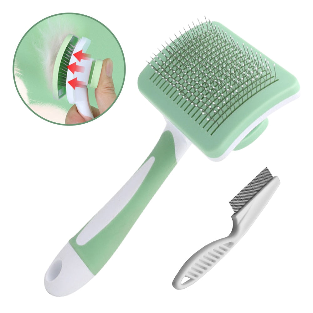 Self-Cleaning Brush and Dirt Remover Comb for Pets