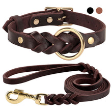 Lade das Bild in den Galerie-Viewer, Leather Braided Collar Set
